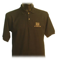 embroidered logo polo shirt for Museum of Country Life